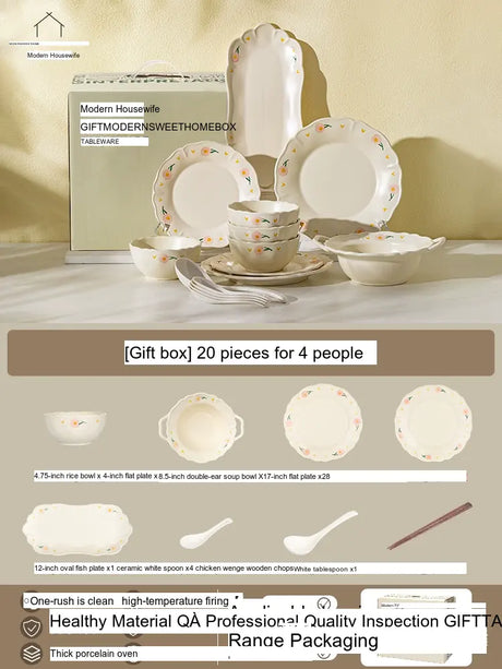 MH Elowen Elegant Dinnerware Gift Set from MH