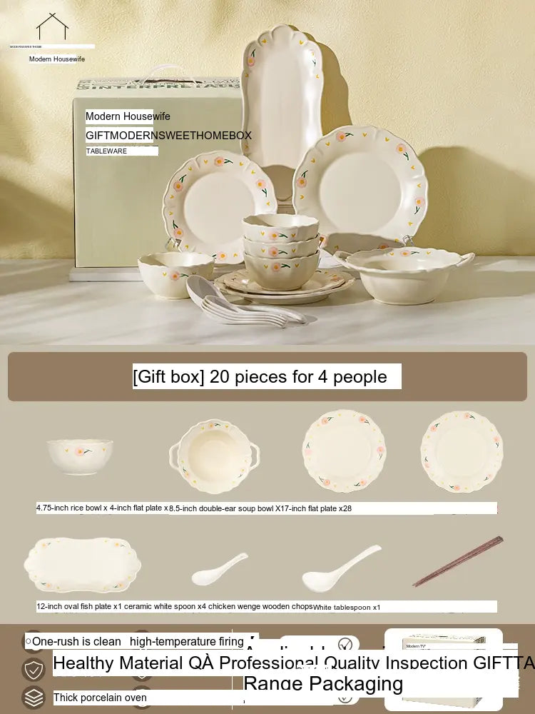 MH Elowen Elegant Dinnerware Gift Set from MH