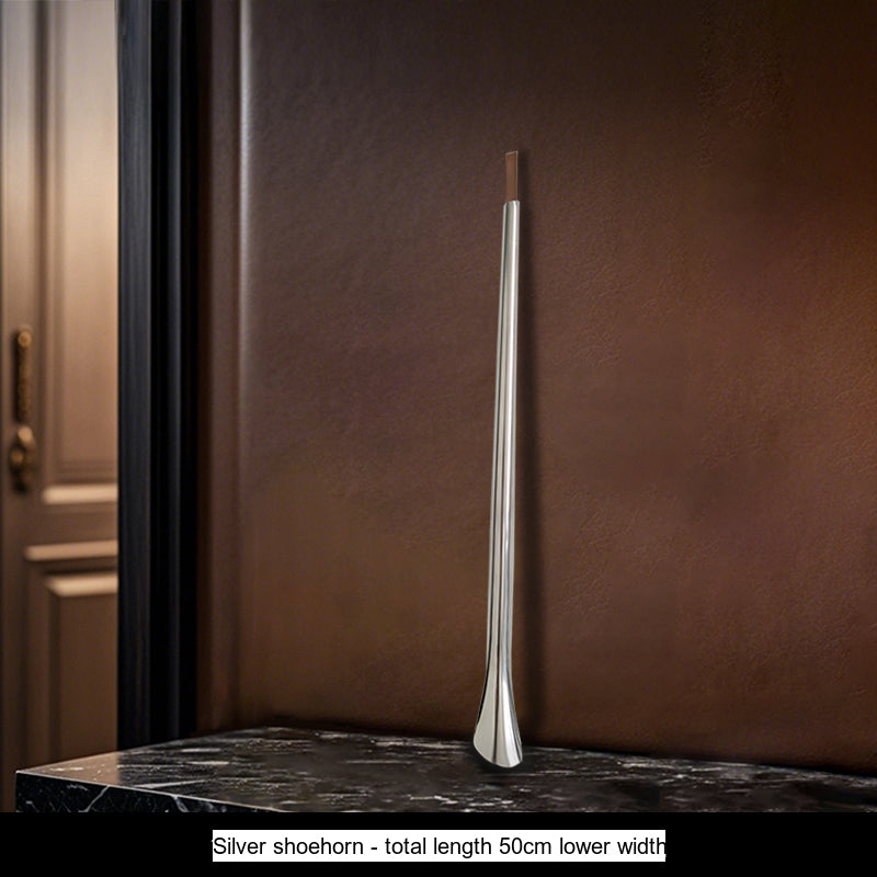 LIVETAI Isadora Elegant Brass Long Handle Shoe Horn from LIVETAI