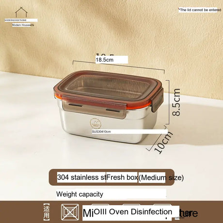 MH Carlotta Stainless Steel Sealing Bento Box from MH