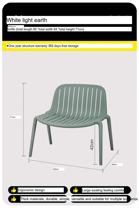 ABOUT WHITE Elowen Minimalist Comfortable Recliner Chair from ABOUT WHITE