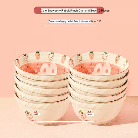 MOSE Cute Strawberry Tableware Set from MOSE