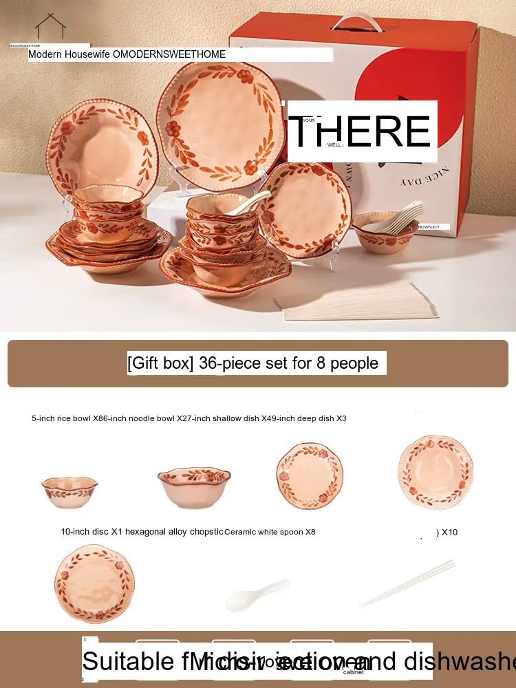 MH Valentina Elegant Modern Ceramic Dish Set from MH