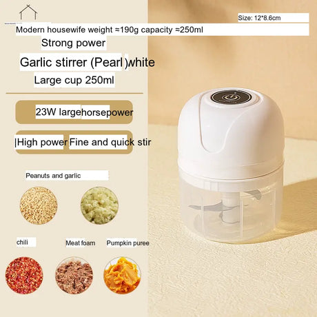 MH Elowen Ergonomic Electric Garlic Crusher from MH