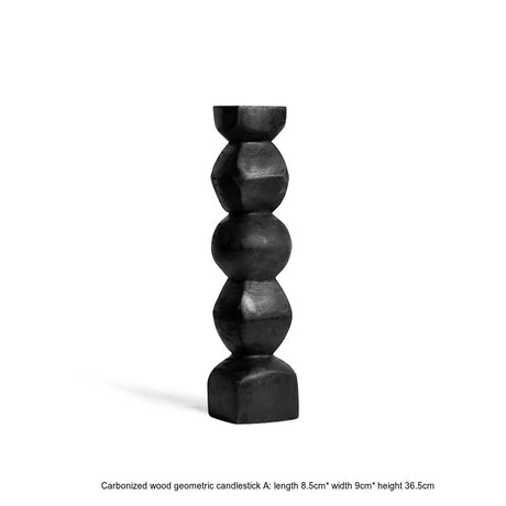 VAVINCI Marisol Artistic Wooden Candleholder for Hotel Décor from VAVINCI