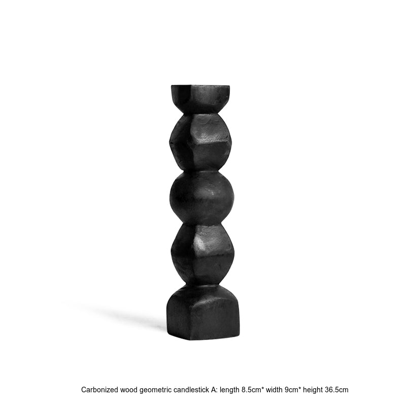 VAVINCI Marisol Artistic Wooden Candleholder for Hotel Décor from VAVINCI