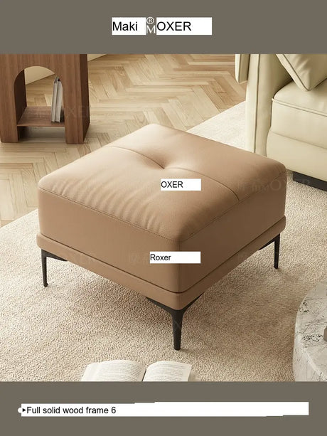 MOXER Elowen Luxe Solid Wood Latex Footstool from MOXER