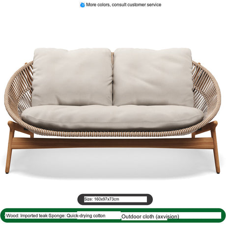 DIME GARDEN Valois Waterproof Sunscreen Outdoor Sofa from DIME GARDEN