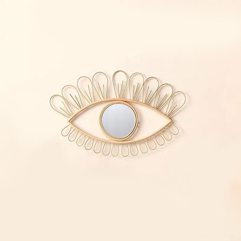ROOMHOME Mizhati Elegant Scandinavian Woven Mirror Décor from ROOMHOME
