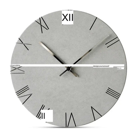 MANDELA Marlowe Modern Minimalist Family Hanging Clock from MANDELA