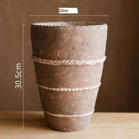 JUHAN Isolde Vintage Clay Handcrafted Flowerpot from JUHAN
