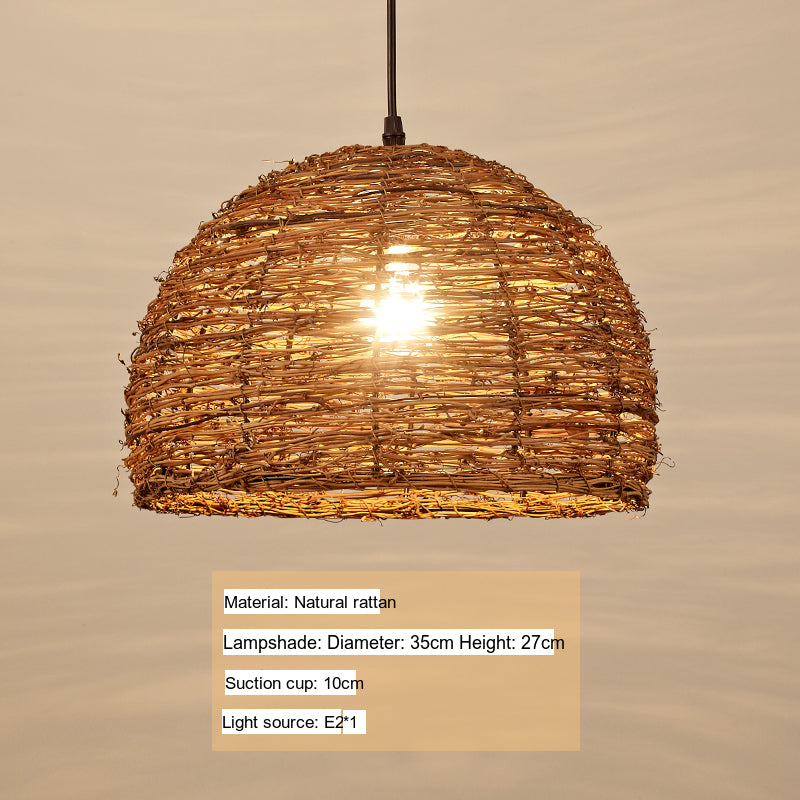 BOJI Haruki Modern Minimalist Woven Ceiling Lamp from BOJI