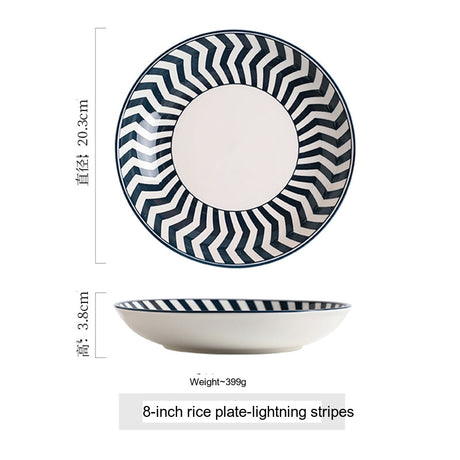 MOSE Japanese Dinner Plate Set from MOSE