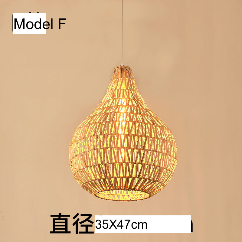 BOJI Kintaro Elegant Bamboo Chandeliers from BOJI