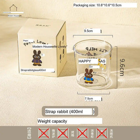 MH Zephyrine Elegant Animal Party Glass Coffee Cup from MH