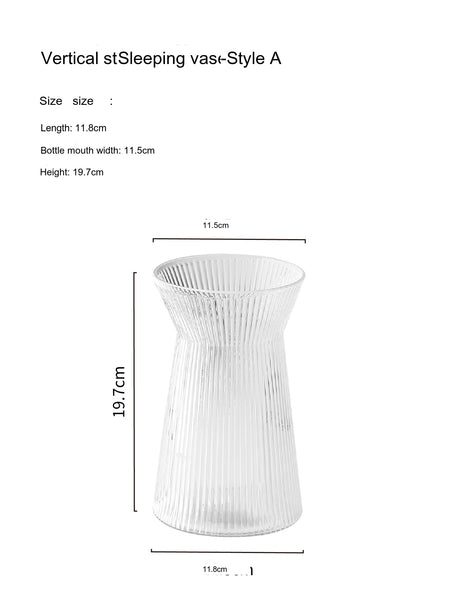 LIVETAI Isolde Majestic Hammered Design Hyper-Transparent Hydroponic Pot from LIVETAI