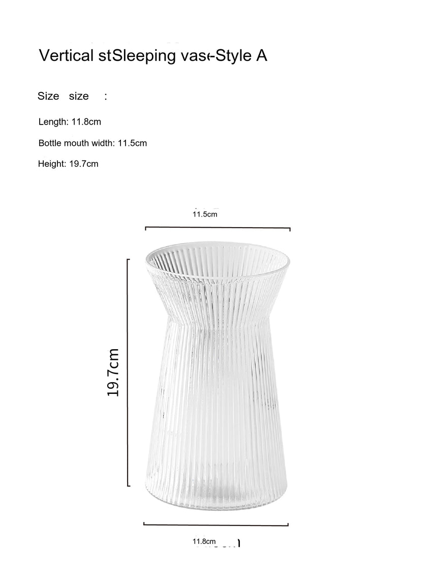 LIVETAI Isolde Majestic Hammered Design Hyper-Transparent Hydroponic Pot from LIVETAI