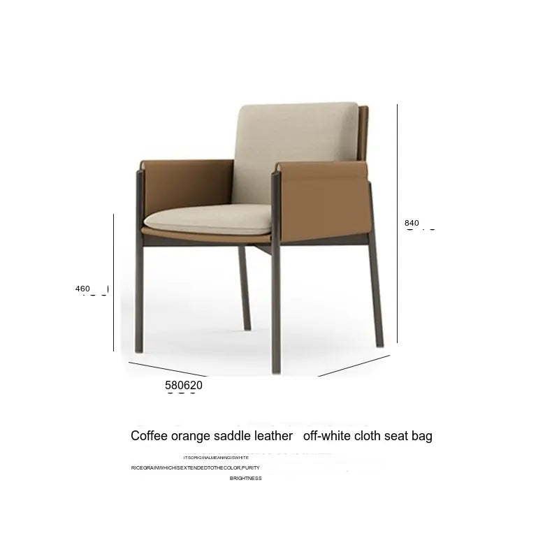 MOXER Alhambra Elegant Premium Leather Dining Chair from MOXER