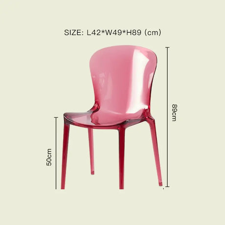 LAZYSPACE Levi Acrylic Milk Tea Highchair from LAZYSPACE