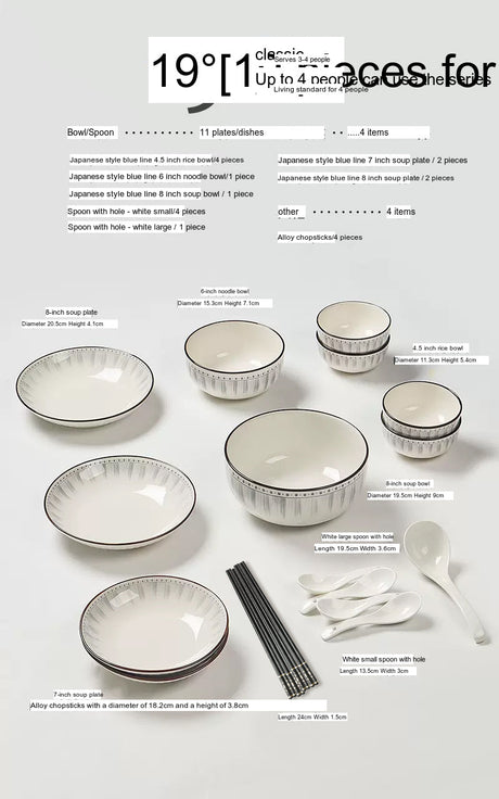 MOSE Modern Minimalist Tableware Set from MOSE