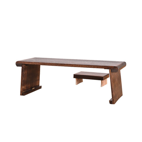 PAULOWNIA Akihiko Portable Folding Zen Desk Stool from PAULOWNIA