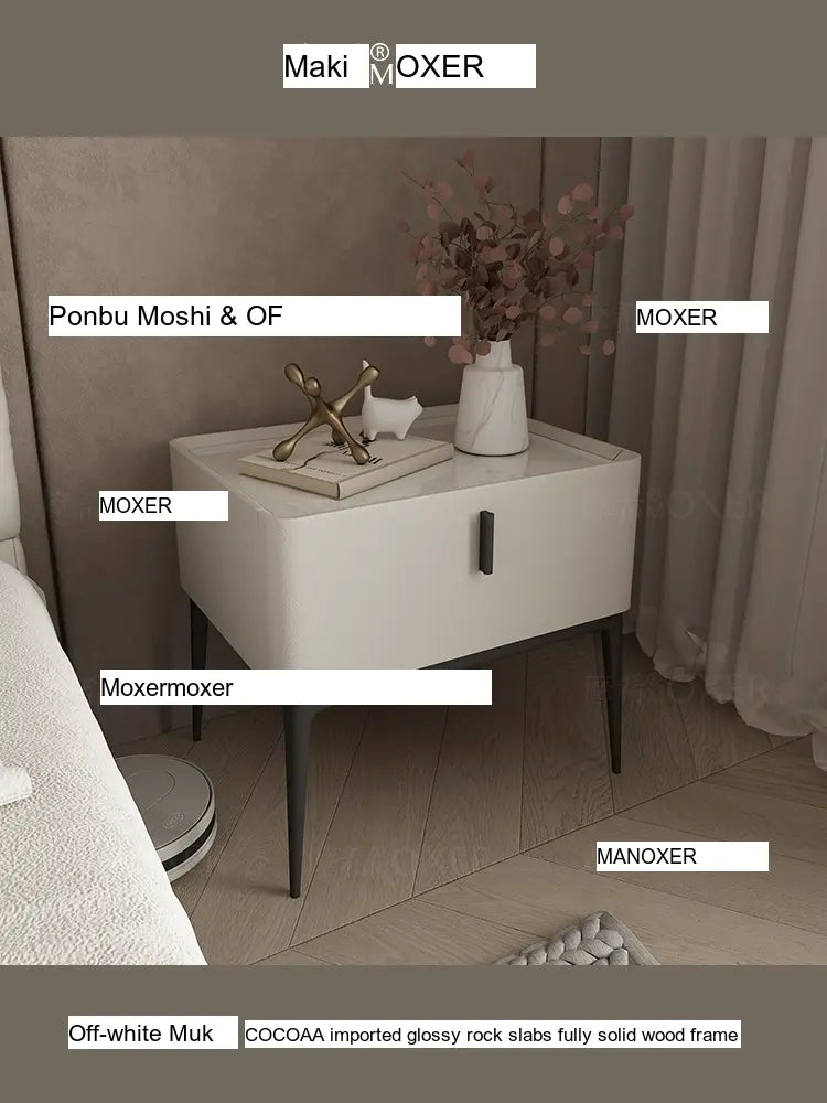 MOXER Lira Modern Simple Nightstand Table from MOXER