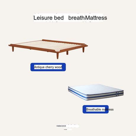 HANKE Isabell Elegant Cherrywood Tatami Bed Frame from HANKE