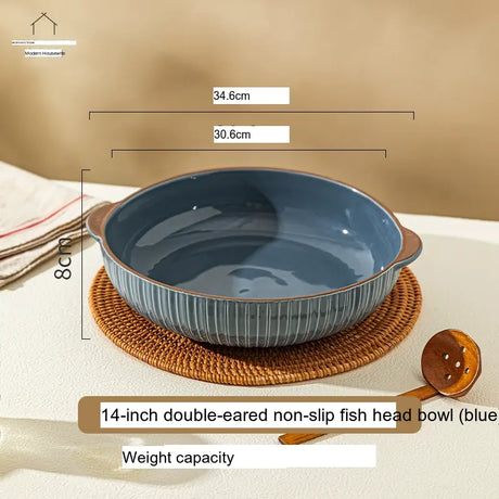 MH Araceli Elegant Double-Eared Soup Bowl from MH