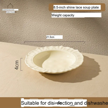 MH Isolde Chic Elegant Dinner Plate Tableware from MH