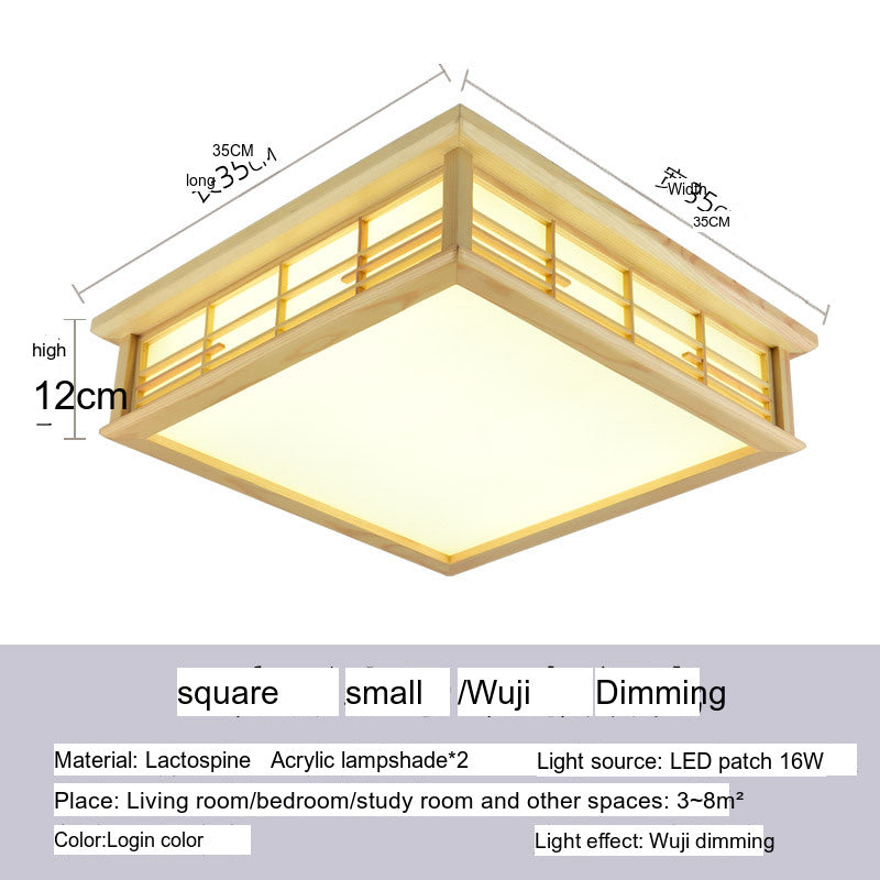 BOJI Haruki Minimalist Square LED Ceiling Light from BOJI