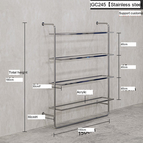 SM Vivian Stainless Steel Shoes and Clothing Stand from SM