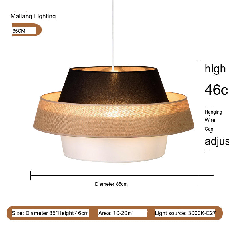 MAILANG Haruka Elegant Fabric Pendant Ceiling Lamp from MAILANG