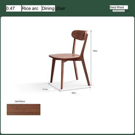 GENJI Hyun-Soo Scandinavian Natural Wood Highchair from GENJI