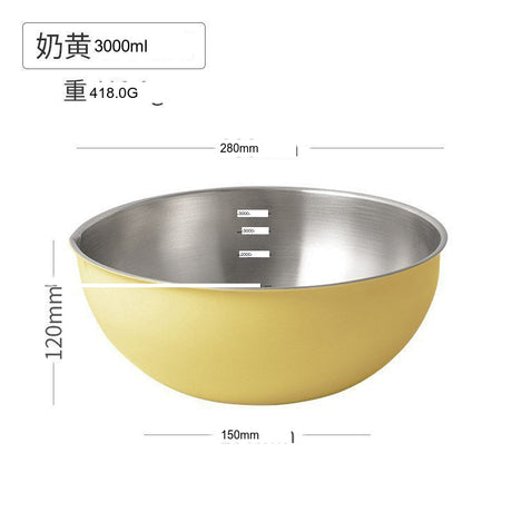 SUCO Akihiko Elegant Stainless Steel Salad Bowl from SUCO