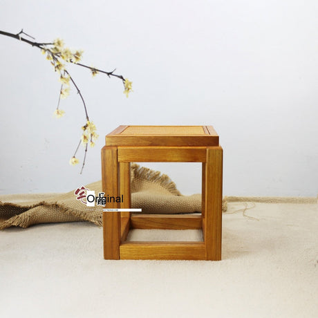 PAULOWNIA Yoshio Elegant Retro Design Stool from PAULOWNIA