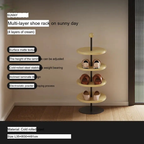WOTIME Lira Modern Multi-Layer Door Shoe Rack from WOTIME