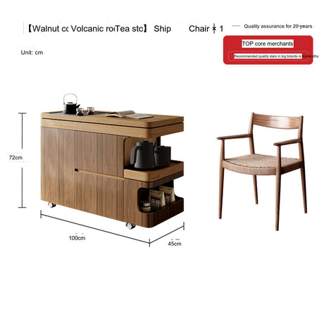 QUANMU Isamu Elegant Rotatable Teacart from QUANMU