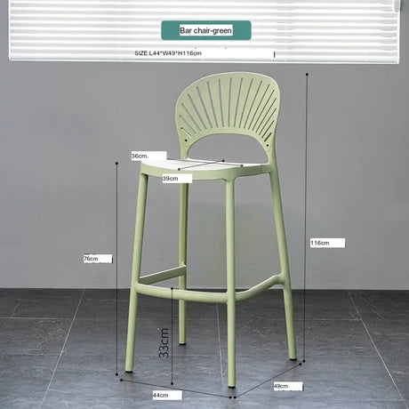 ABOUT WHITE Matilda Contemporary Chic Bar Stool from ABOUT WHITE