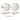 MOSE White Circle Dinner Plate Set from MOSE