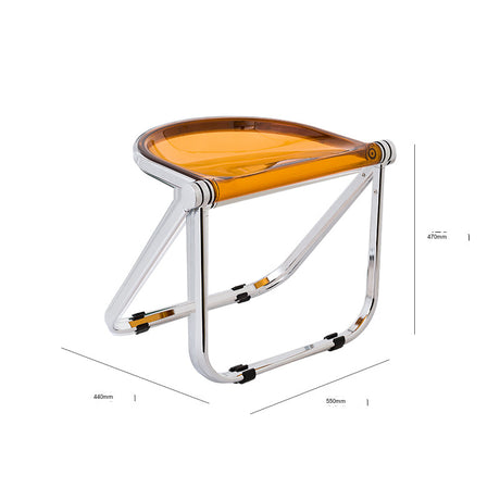 THOUGHTS Marcellus Transparent Folding Makeup Stool from THOUGHTS