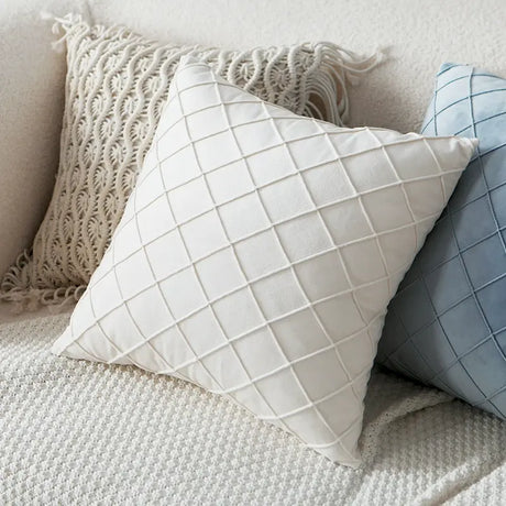 YOULI Astrid Cozy Plush Flowered Pillow Case from YOULI