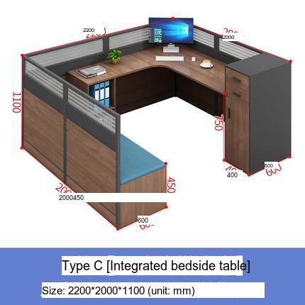 MUTINI Jasper Minimalist Workspace Desk with Integrated Nap Solution from MUTINI