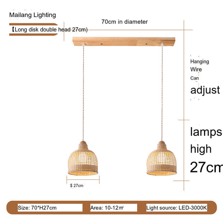 MAILANG Haruki Elegant Retro Light Strip - Ceiling Lamp from MAILANG