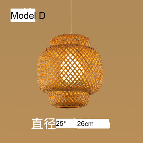 BOJI Takamatsu Elegant Bamboo Smart Ceiling Lamp from BOJI