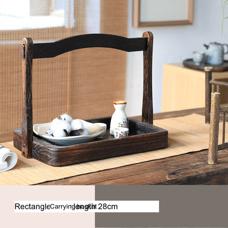 PAULOWNIA Yamaguchi Vintage Solid Wood Tray from PAULOWNIA