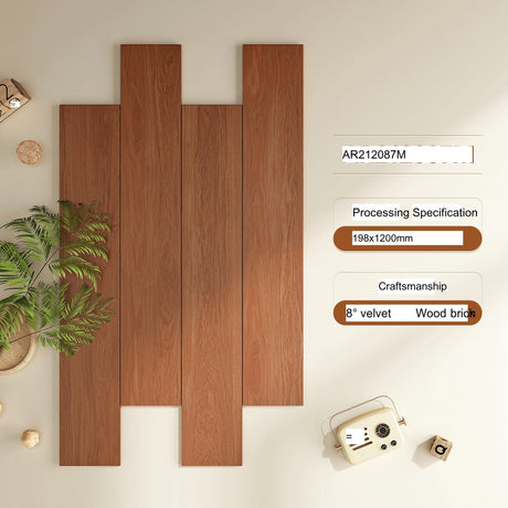 LOFTWELL Isolde Luxe Soft Velvet Wood Grain Tiles from LOFTWELL