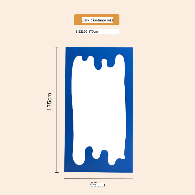 ROOMHOME Emilia Irregular-Shaped Solid Wood Full-Length Floor Mirror from ROOMHOME