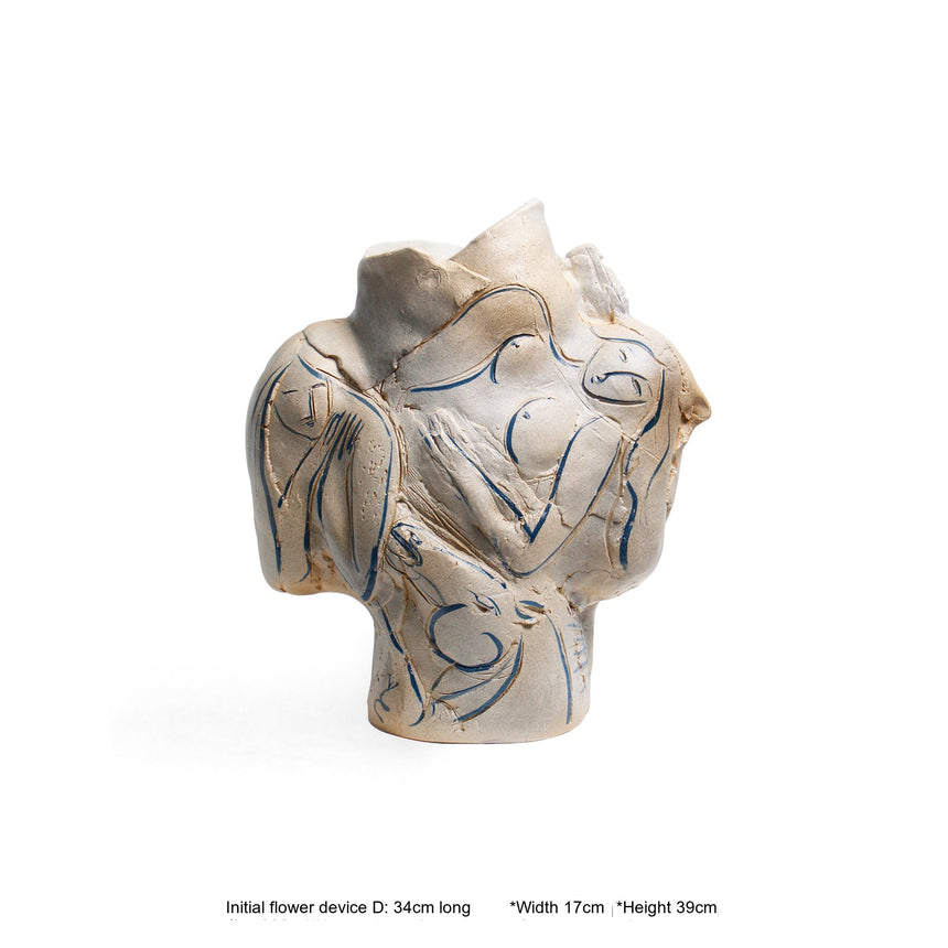 VAVINCI Zephyra Elegant Handmade Ceramic Vase from VAVINCI
