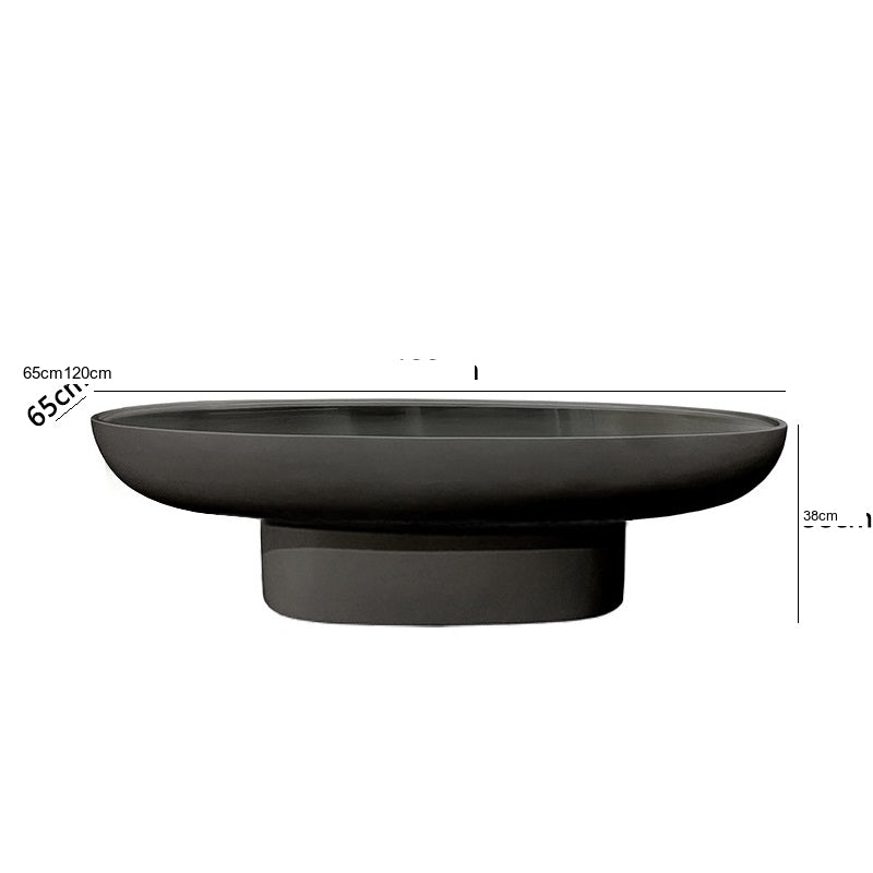 THOUGHTS Amarante Light Luxury Oval Coffee Table from THOUGHTS