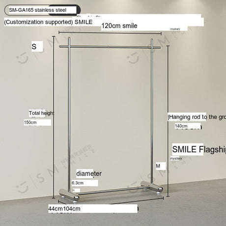 SM Henry Stainless Steel Clothing Hanger Stand from SM